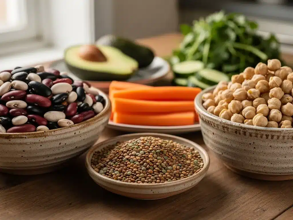 Legumes: Beans, Lentils, and Chickpeas as High-Fiber Staples